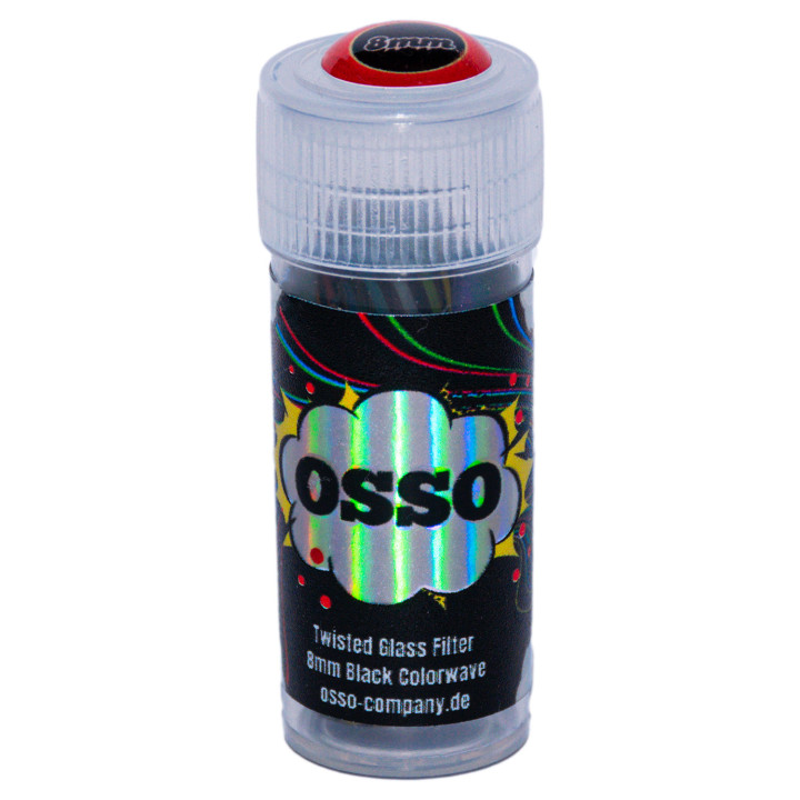 OSSO Twisted Glass Filter "Color Wave" 8mm
