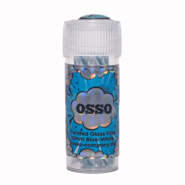 OSSO Twisted Glass Filter "Blue White" 10mm